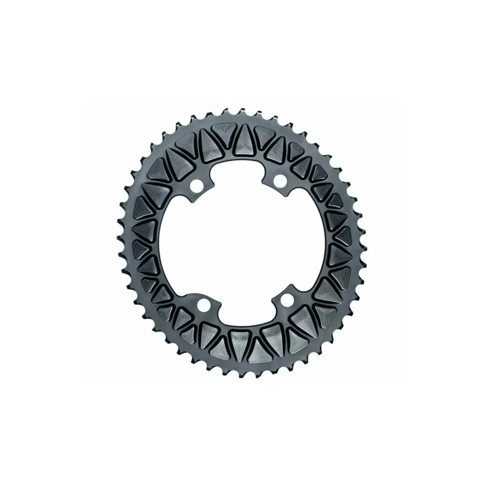 AbsoluteBlack Oval Sub-Compact 110/4BCD 48T Road Chainring Grey