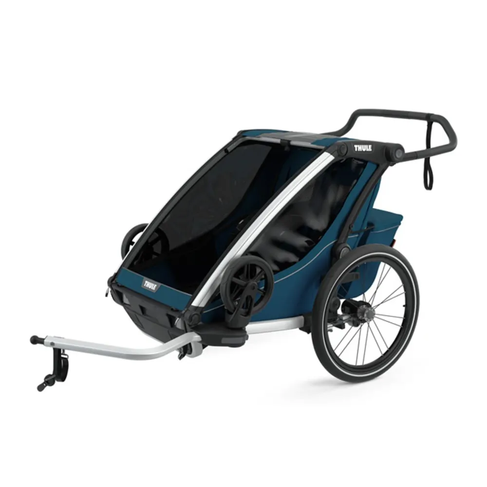 Thule Chariot Cross 2 Child Carrier With Cycling Kit  Majola Blue