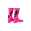 Specialized Supacaz SupaSox Twisted Socks in Black/Neon Pink