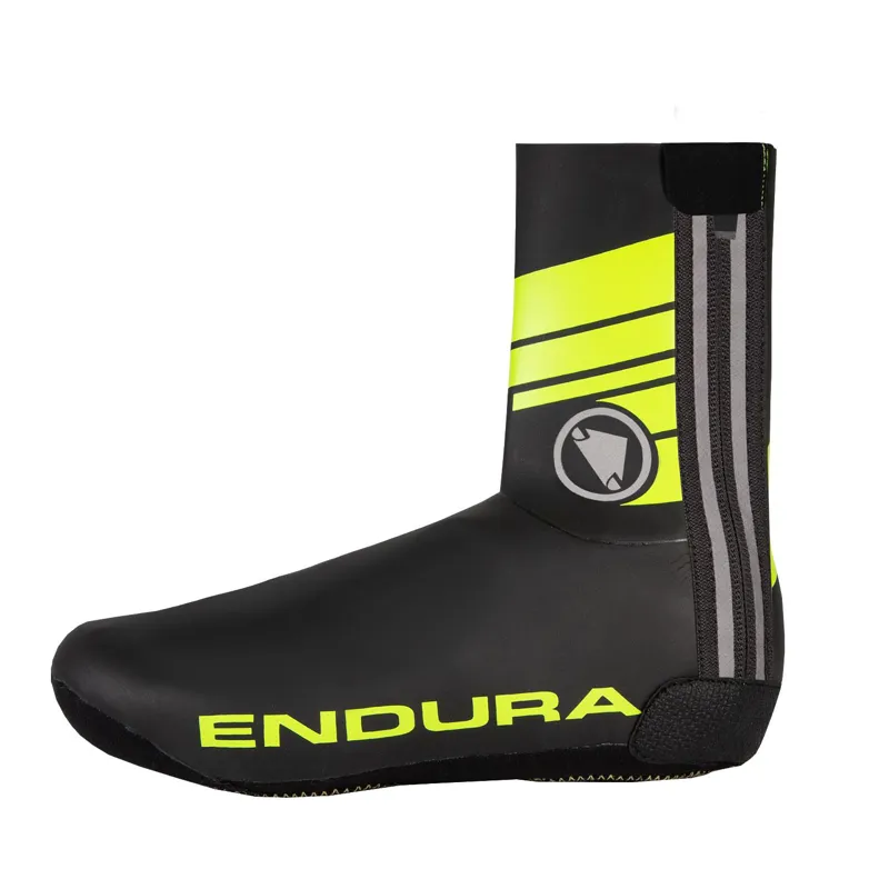 Endura Road Overshoe HiViz in Yellow
