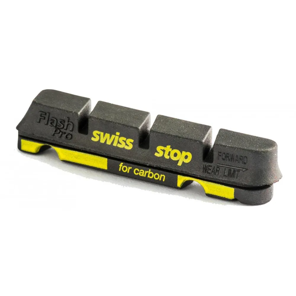 SwissStop Flash Pro Carbon Brake Pad Inserts - Black Prince Compound